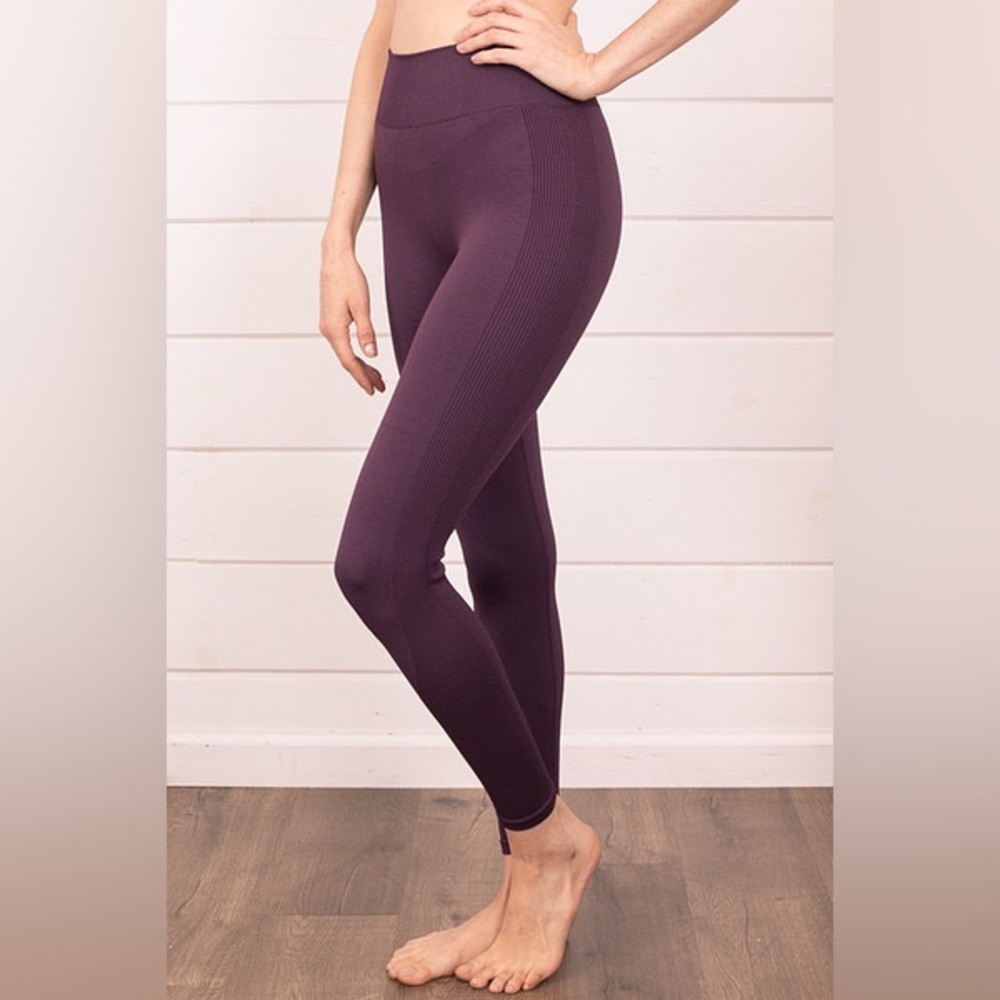 🆕 NWT Z Supply Plum Walk Out Seamless Legging - Picture 4 of 11
